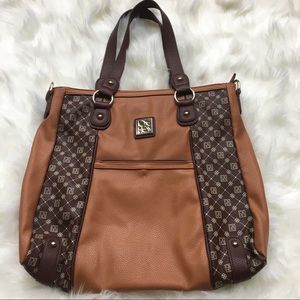 Jose Hess Brown Leather Satchel